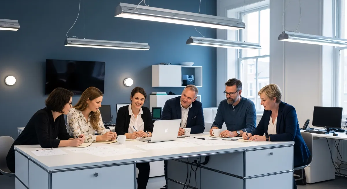 Rencontre d’équipe conseil en finances