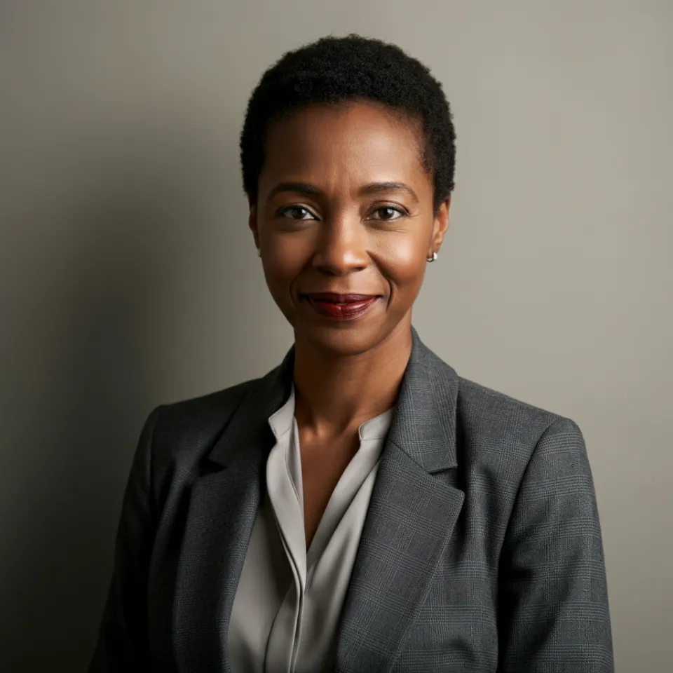 Portrait de cliente satisfaite